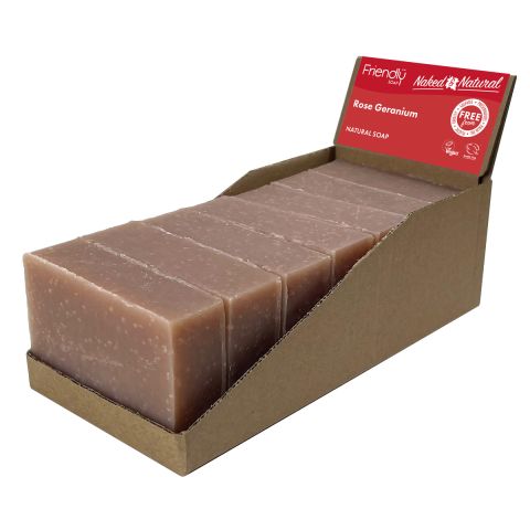 Naked & Natural Soap Rose Geranium