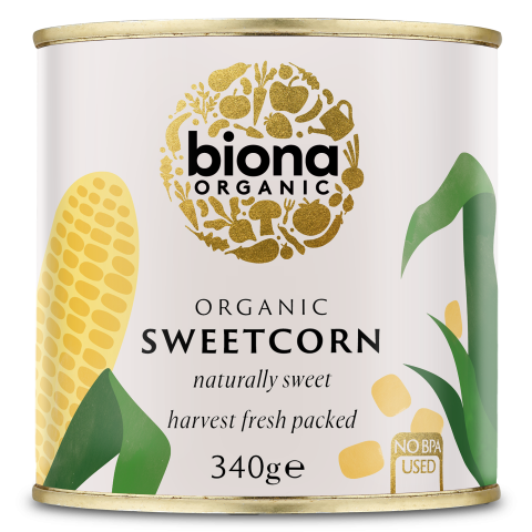 Organic Sweetcorn - Can