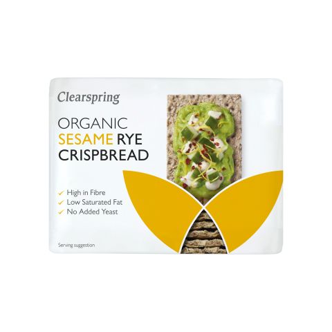 Organic Sesame Rye Crispbread