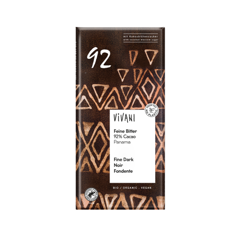 Fine Dark 92% cocoa + coconut blossom sugar