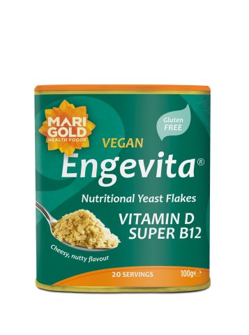Super Engevita Vit D B12 Yst Flakes Green