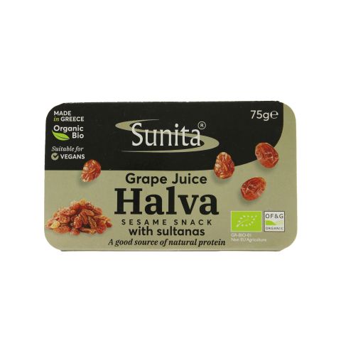Organic Grape Juice Halva with Sultanas