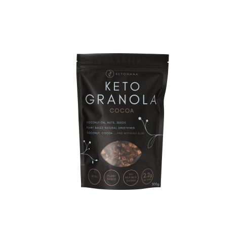 Cocoa keto granola