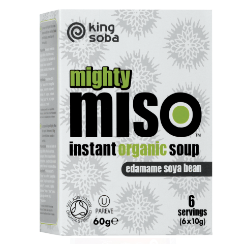 Organic Miso Soup with Edamame Beans