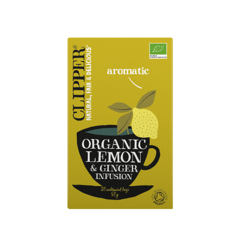 Organic Infusion Lemon & Ginger Tea Bags