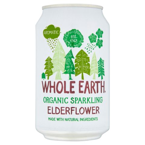 Whole Earth Sparkling Elderflower (330ml)