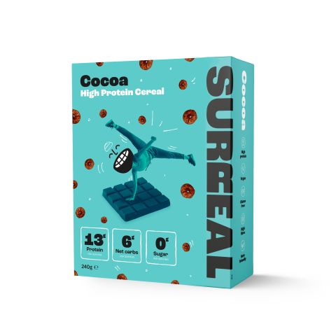 Cocoa flavoured High protein cereal