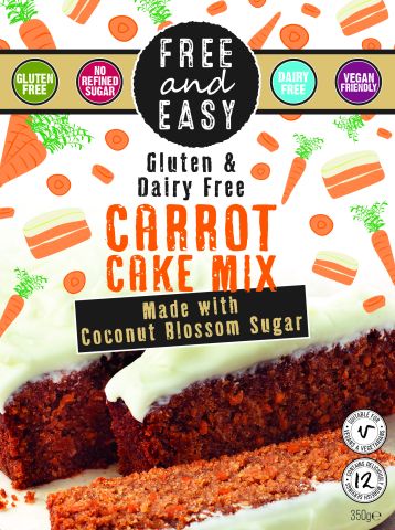 Free & Easy Carrot Cake Mix (350g)