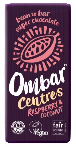 Ombar Centres Raspberry & Coconut (70g)