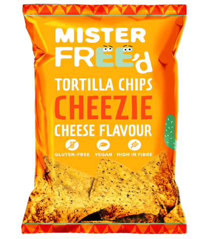 Mister Free'd Tortilla Chips with Vegan Cheese (135g)