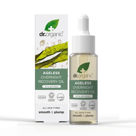 Dr Organic Seaweed Ageless Overnight Recovery Oil (30ml)