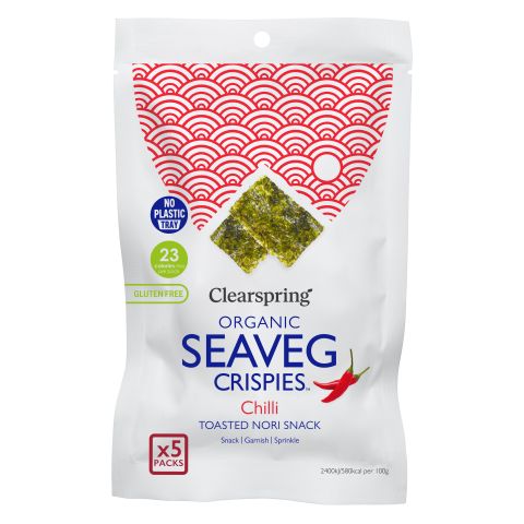 Clearspring Org Seaveg Crispies Multipack - Chilli (5x4g)