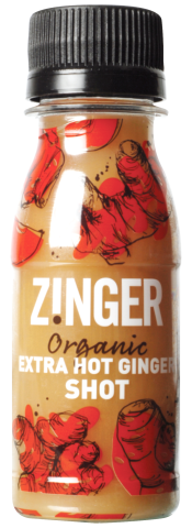 James White Organic Xtra Ginger Zinger Shot (70ml)