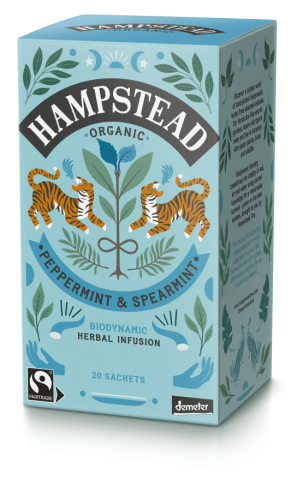Hampstead Tea Org Demeter P/mint & S/mint Tea Bags (20pc)