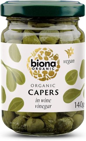 Biona Capers in wine vinegar Organic (140g)