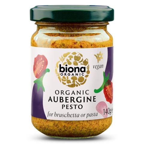 Biona Aubergine Pesto Organic (140g)