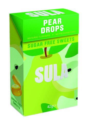 Sula Pear Drops Sugar Free (42g)