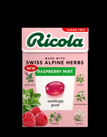 Ricola Raspberry Mint Box Sugar Free (45g)