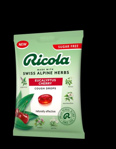 Ricola Eucalyptus Cherry Cough Drops (70g)