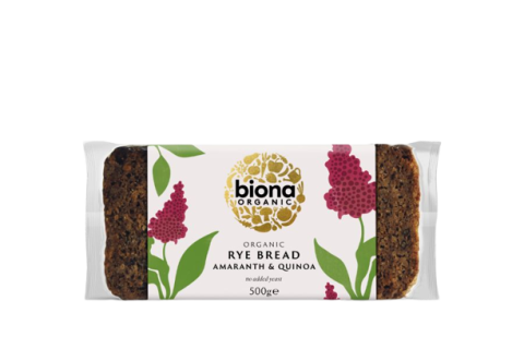 Biona Organic Rye Bread Amaranth & Quinoa (500g)