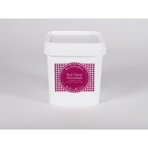 Mrs Darlington's Red Onion Marm Catering Tub (3kg)