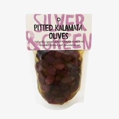 Silver & Green Pitted Kalamata Olives (220g)