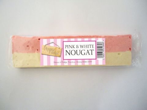 House of Fudge Pink & White Nougat Bar (120g)