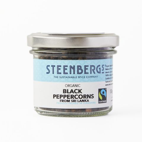 Steenbergs Organic Fairtrade Black Peppercorns (55g)
