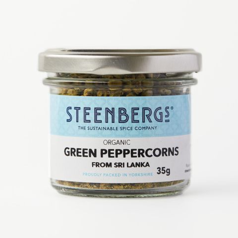 Steenbergs Organic Green Peppercorns (35g)