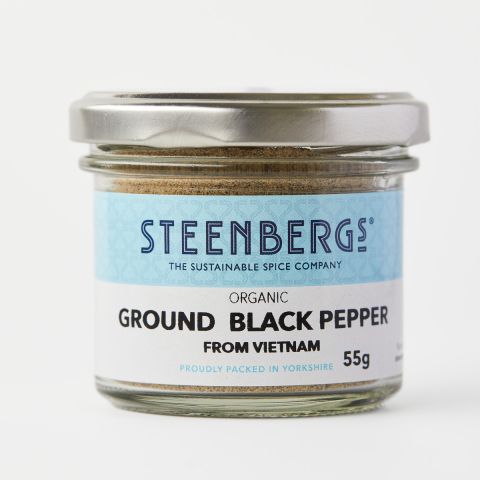 Steenbergs Organic Ground Black Pepper (55g)