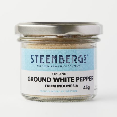 Steenbergs Organic Ground White Pepper (45g)