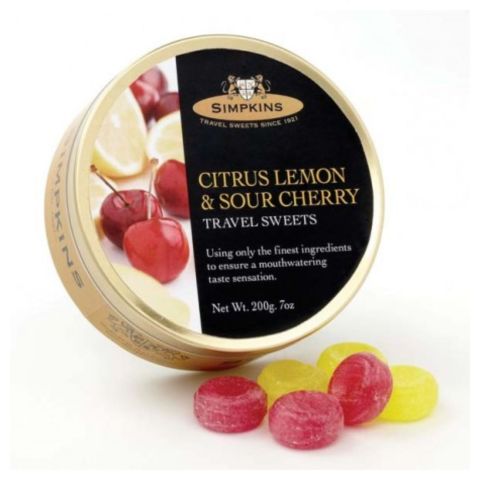 Simpkins Citrus Lemon & Sour Cherry Drops (200g)