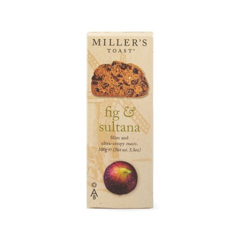 Miller's Toast Fig & Sultana (100g)