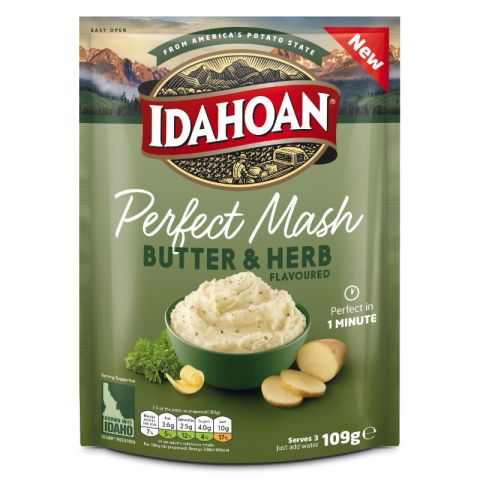 Idahoan Butter & Herb Mash (109g)
