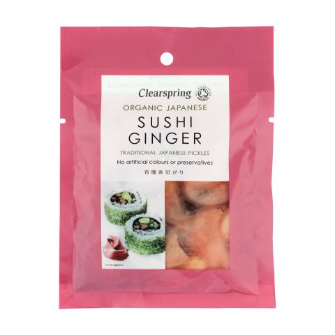 Clearspring Org Jap Sushi Ginger Pickle (50g)