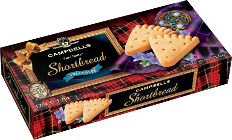 Campbells Shortbread Triangles Carton (120g)