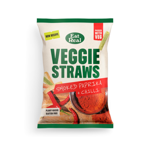 Eat Real Veggie Straws Smoked Paprika & Chilli (110g)