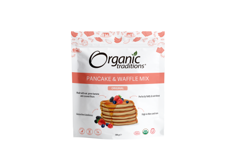 Organic Traditions Org Pancake & Waffle Mix (300g)