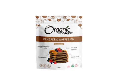 Organic Traditions Org Choc Pancake & Waffle Mix (300g)