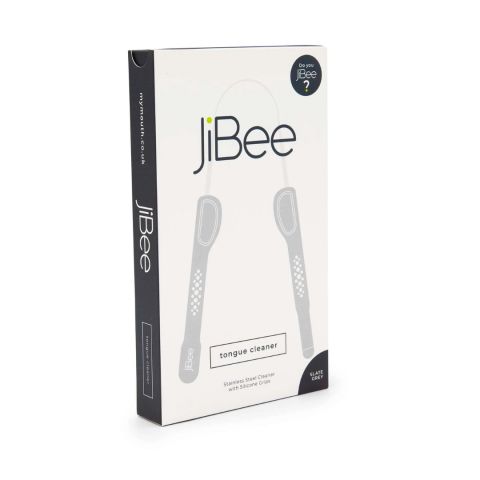 MyMouth JiBee Tongue Cleaner - Slate Grey (1pc)