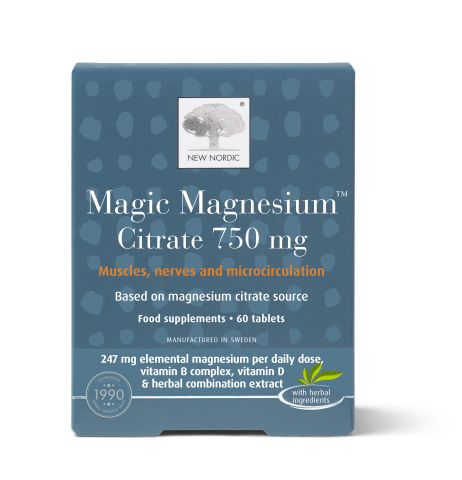 New Nordic Magnesium Citrate 750mg (60tabs)