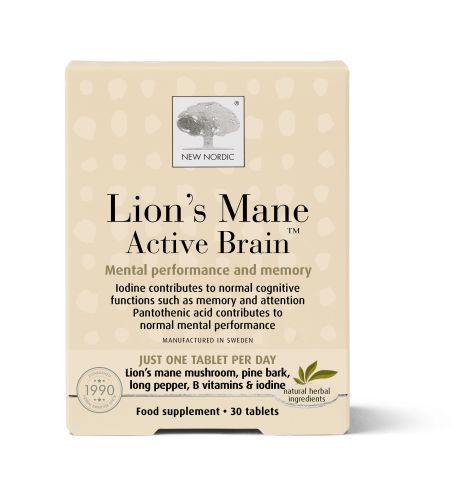 New Nordic Lions Mane Active Brain (30tabs)