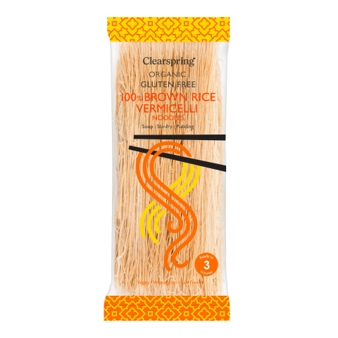 Clearspring Org GFBrown Rice Vermicelli Noodles (180g)