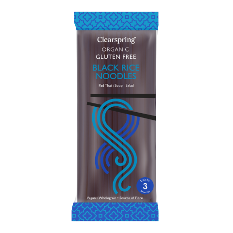 Clearspring Org Gluten Free Black Rice Noodles (200g)