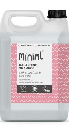 Miniml Shampoo Pink Grapefruit & Aloe Vera (5ltr)