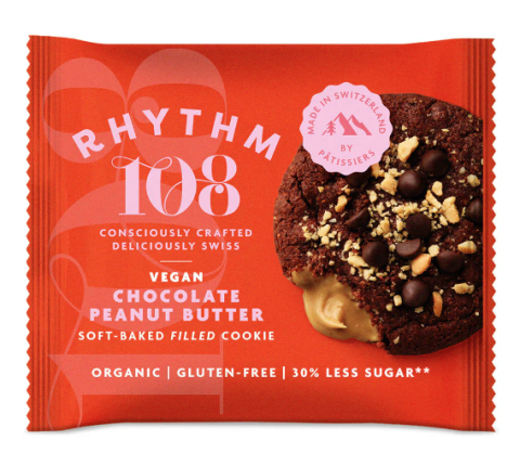 Rhythm 108 Choc Peanut Butter Cookie  (50g)