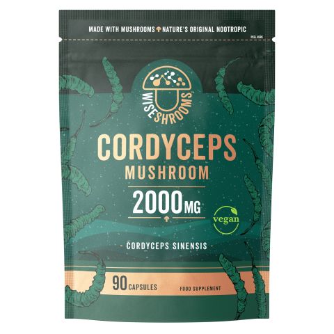 Wiseshrooms Cordyceps 2000mg (90Caps)