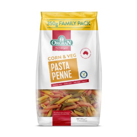 Orgran Corn & Vegetable Penne 