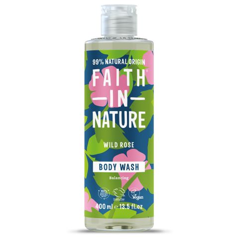 Faith In Nature Wild Rose Body Wash 400ml