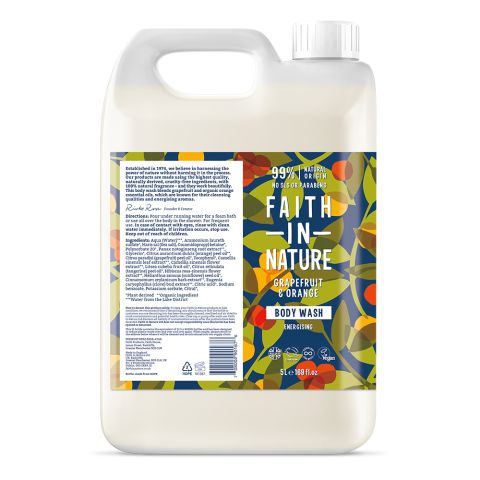 Faith In Nature Grapefruit & Orange Body Wash 5L